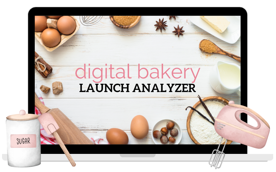 digital bakery launch analyzer mockup